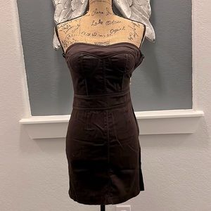 Corset strapless dress